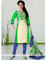 Outstanding Cotton Churidar Salwar Suit