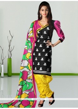 Captivating Cotton Churidar Salwar Suit