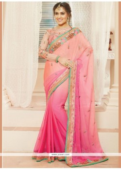 Observable Hot Pink Classic Saree
