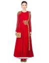 Red Net Designer Salwar Suit