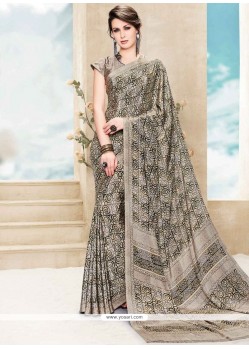 Fashionable Print Work Printed Saree