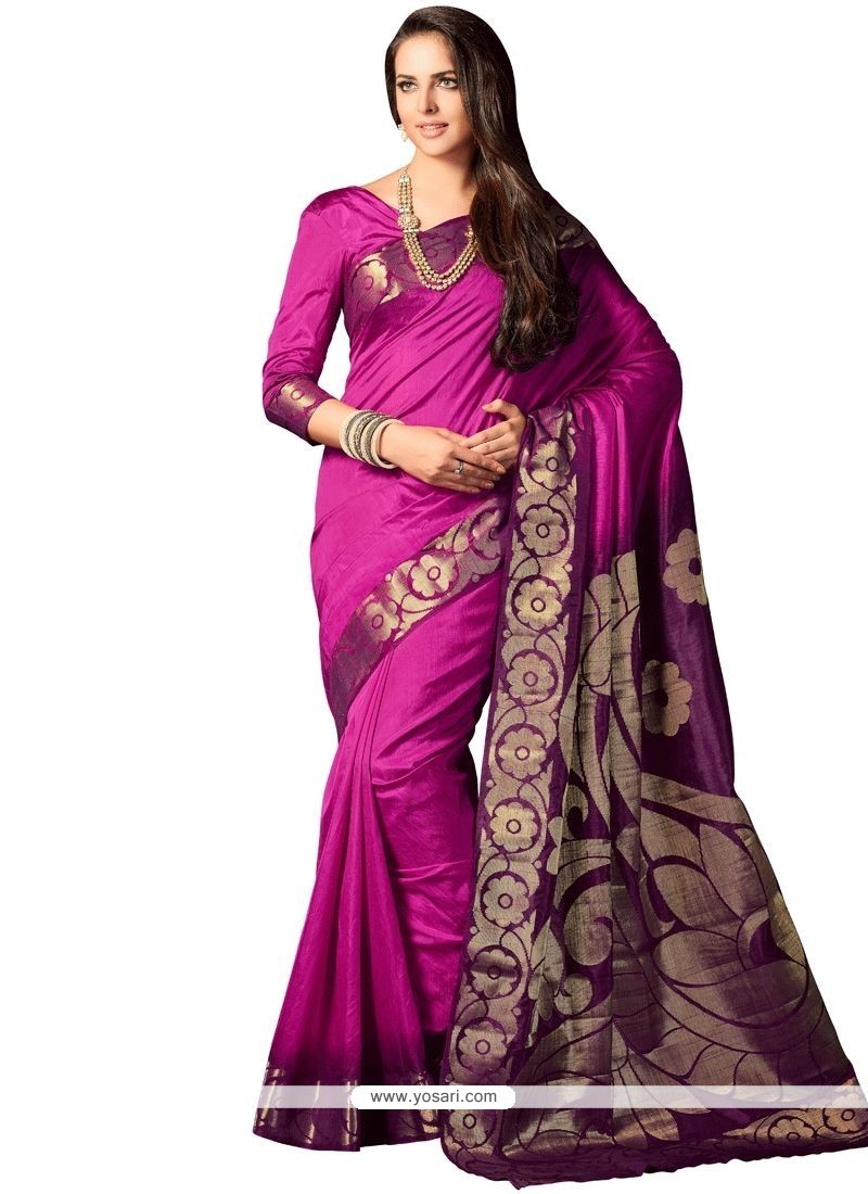 Flawless Woven Work Designer Traditional Saree