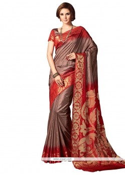 Tempting Woven Work Art Silk Designer Traditional Saree
