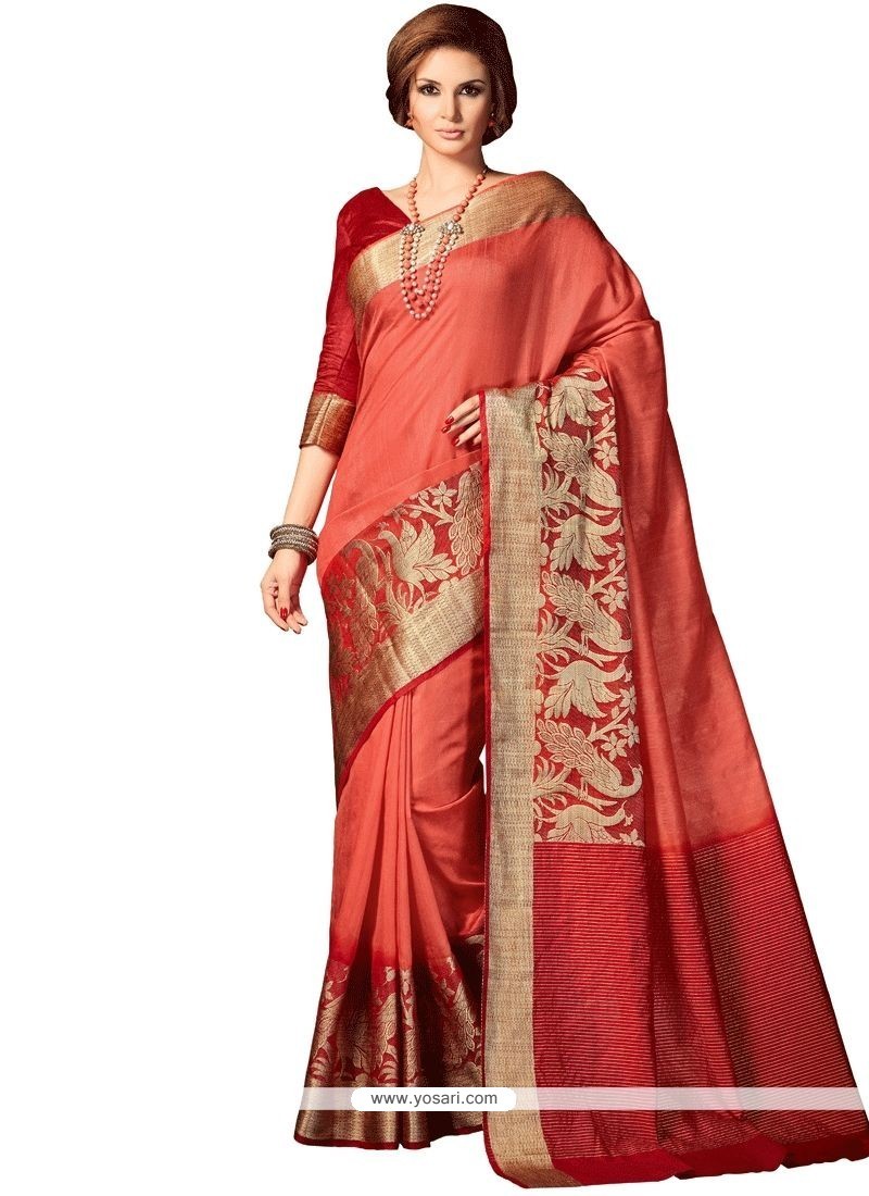 Glossy Art Silk Traditional Saree