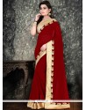 Magnetic Faux Georgette Saree