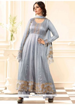 Honourable Embroidered Work Art Silk Designer Palazzo Suit