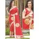 Perfect Art Silk Patch Border Work Designer Traditional Saree