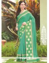 Appealing Art Silk Green Traditional Designer Saree