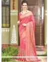 Distinguishable Hot Pink Designer Traditional Saree