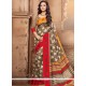 Lovable Cotton Silk Print Work Casual Saree