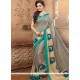 Multi Colour Print Work Cotton Silk Casual Saree