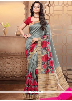 Prepossessing Cotton Silk Multi Colour Casual Saree