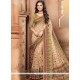 Bedazzling Cotton Silk Beige Casual Saree