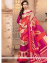 Modest Print Work Casual Saree