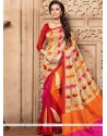 Piquant Multi Colour Cotton Silk Casual Saree