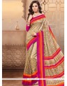 Dainty Beige Casual Saree