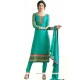 Staring Sea Green Churidar Designer Suit