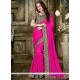 Remarkable Lycra Patch Border Work Classic Saree