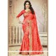 Bedazzling Patch Border Work Designer Traditional Saree