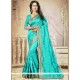 Exquisite Embroidered Work Traditional Designer Saree