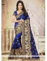 Attractive Patch Border Work Art Silk Traditional Saree