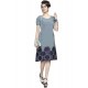 Royal Faux Georgette Grey Party Wear Kurti