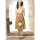 Irresistible Faux Georgette Beige Party Wear Kurti