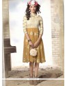 Irresistible Faux Georgette Beige Party Wear Kurti