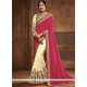 Modernistic Resham Work Half N Half Designer Saree