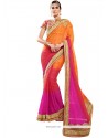 Enthralling Faux Chiffon Shaded Saree