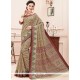 Zesty Cotton Multi Colour Print Work Casual Saree