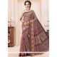 Multi Colour Print Work Cotton Casual Saree