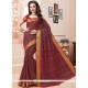 Renowned Cotton Multi Colour Print Work Casual Saree