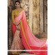 Gripping Pink Casual Saree