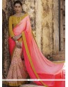 Gripping Pink Casual Saree