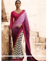 Alluring Multi Colour Satin Casual Saree