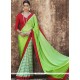 Elegant Faux Georgette Green Casual Saree