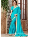 Mesmerizing Art Silk Lace Work Traditional Designer Saree