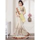 Delightful Art Silk Off White Weaving Work Traditional Saree