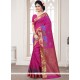 Ravishing Art Silk Purple Designer Traditional Saree