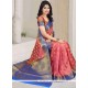 Classical Art Silk Weaving Work Traditional Saree