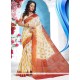 Deserving White Designer Traditional Saree