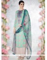 Voluptuous Cotton Embroidered Work Designer Palazzo Suit