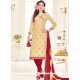 Renowned Embroidered Work Churidar Suit