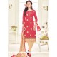 Hypnotic Peach Churidar Suit