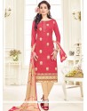 Hypnotic Peach Churidar Suit