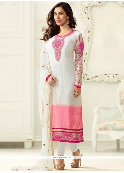 Piquant Faux Georgette Churidar Designer Suit