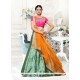 Pristine Art Silk Green Lehenga Choli