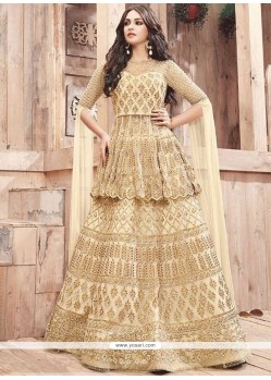 Stunning Resham Work Net Lehenga Choli