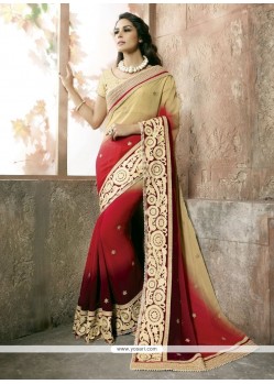 Fabulous Fancy Fabric Shaded Saree